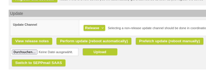 Switch to SEPPmail SAAS
